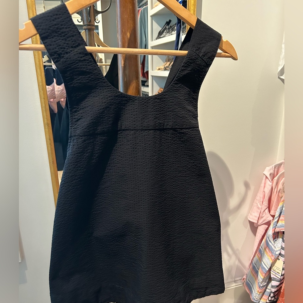 Black cotton sleeveless top